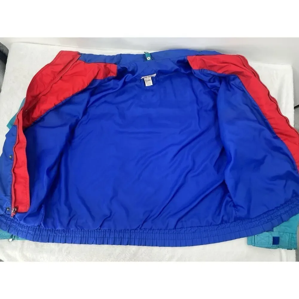 Vintage 80s Sports Afield Colorblock Jacket Size L